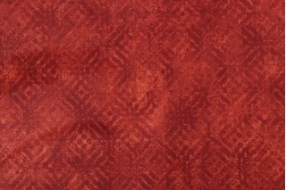 PK Lifestyles Velour Texture Printed Velour Decorator Fabric in Currant 