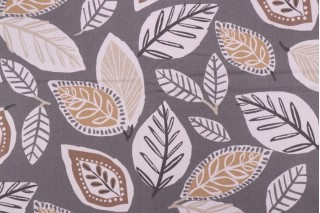 Covington Honshu Printed Cotton Drapery Fabric in 94-Ash 