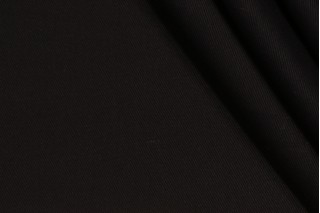 Sample of Covington Cowden Woven Cotton Twill Drapery Fabric in 947-Noir 