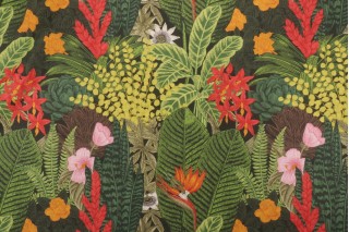 Terrasol - Amazon Printed Acrylic Outdoor Fabric in Coral 