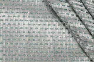 Golding Taylor Woven Chenille Upholstery Fabric in Aqua 