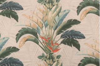 Tommy Bahama Banana Leaves Printed Polyester Outdoor Fabric in Wicker 