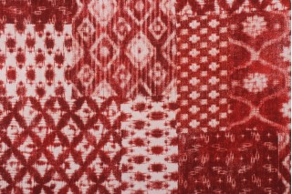 Covington Shibori Printed Cotton Drapery Fabric in Fiesta 