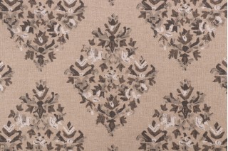 Lacefield Blythe Printed Drapery Fabric in Slate 