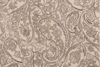 Richloom Ambroisia Printed Cotton Drapery Fabric in Pewter 