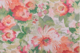 Covington Matisses Garden Printed Cotton Drapery Fabric in Summer 