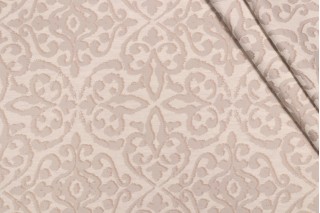 PK Lifestyles Coralie Damask Upholstery Fabric in Parchment 