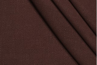 Solid Woven Decorator Fabric in Chocolate 
