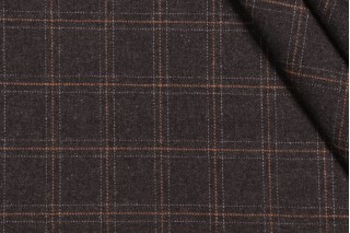 P Kaufmann Morrison Woven Upholstery Fabric in Charcoal 