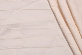 Old World Weavers Stripe Woven Drapery Fabric in Cream