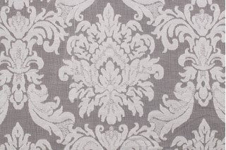 Fonthill Turnberry Sheer Lace Drapery Fabric in Ivory