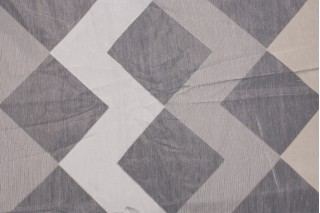 Aldeco Balou Sheer Drapery Fabric in Creamy