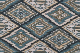 Merrimac M10907 Tapestry Upholstery Fabric in Turquoise 