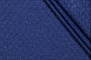 Richloom Veranda-Diamond Tech Woven Polyester Outdoor Fabric in Cobalt 