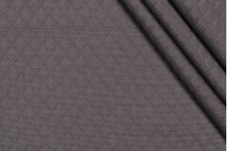 Richloom Veranda-Diamond Tech Woven Polyester Outdoor Fabric in Charcoal 