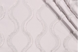 Covington Silhouette Woven Decorator Fabric in 908-Platinum