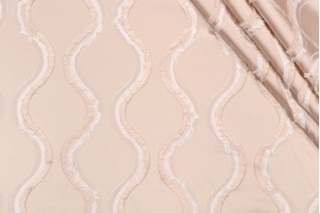 Covington Silhouette Woven Decorator Fabric in Champagne
