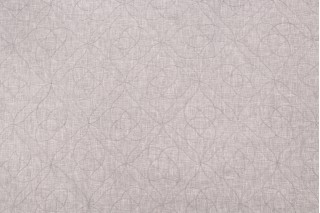 PK Lifestyles Doodle Cord Embroidered Sheer Drapery Fabric in Smoke