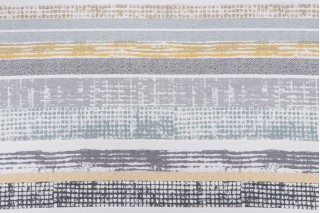 Patterned Stripe Woven Upholstery Fabric in Pool