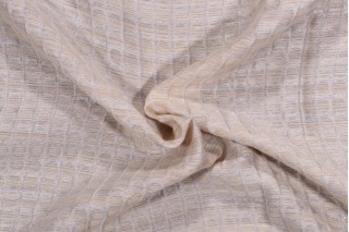 Old World Weavers Orb Woven Drapery Fabric in Nougat