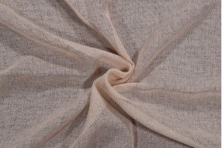 Old World Weavers Schaffouse Sheer Drapery Fabric in Sand