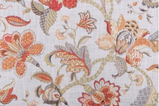 Kaufmann Finders Keepers Printed Cotton Drapery Fabric in Spice 
