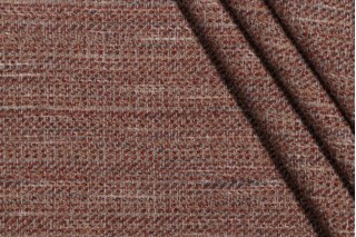 Richloom Tehama Woven Upholstery Fabric in Rust 