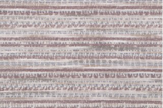 Textured Stripe Chenille Tapestry Upholstery Fabric in Stone