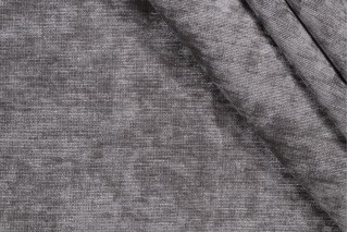 Norbar Piazza Woven Chenille Upholstery Fabric in Pewter