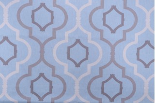 Mill Creek Plumly Printed Cotton Drapery Fabric in Celestial