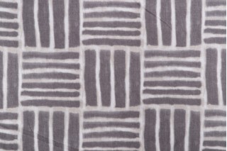 Mill Creek Truro/Northside Printed Chenille Decorator Fabric in Soapstone
