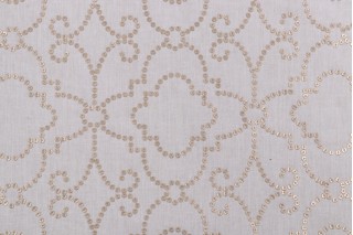 Dena Home Wow Factor Emb Drapery Fabric in Gilded 
