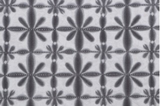 Tommy Bahama Fira Printed Cotton Twill Drapery Fabric in Zinc 