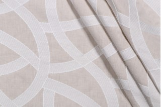 Studio NYC Lunar Emb Drapery Fabric in Dune 