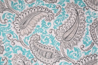Premier Prints Shannon Printed Polyester Outdoor Fabric in Ocean