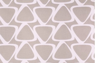 Premier Prints Jace Printed Cotton Drapery Fabric in Driftwood