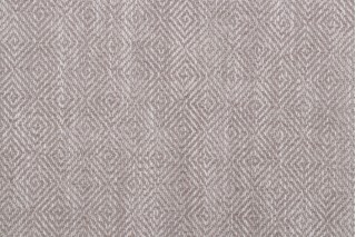 1 Yard Diamond Woven Upholstery Fabric in Stone