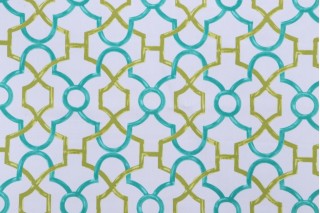 Covington Integra Printed Cotton Twill Drapery Fabric in 220-Seagrass