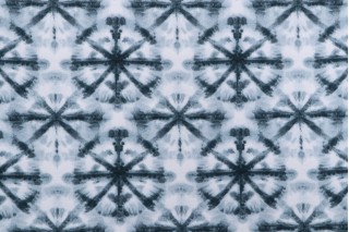 PK Lifestyles Tie-Dyed Orbs Printed Polyester Outdoor Fabric in Ink 
