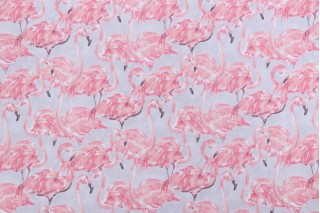 PK Lifestyles Beach Social Printed Cotton Drapery Fabric in Bloom 