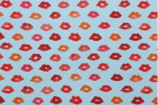 Novogratz Dr Lips Printed Polyester Outdoor Fabric in Pool 