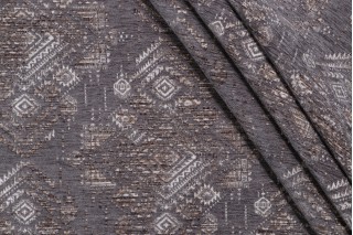 PK Lifestyles Grand Tour Woven Chenille Upholstery Fabric in Shale 