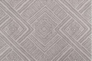 Richloom Algers Printed Cotton Drapery Fabric in Sterling