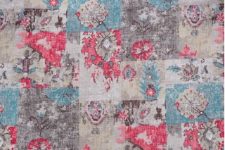 Covington Padma Printed Drapery Fabric in 195-Vintage Linen