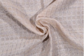 Old World Weavers Orb Woven Drapery Fabric in Dune