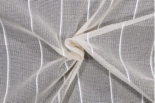 Old World Weavers Ocean Vista Sheer Solution Dyed Acrylic Outdoor Drapery Weight Fabric in Vellum