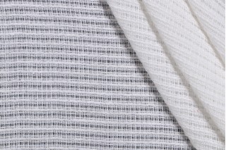 Lino Textiles Sanibel Sheer Drapery Fabric in Ivory 