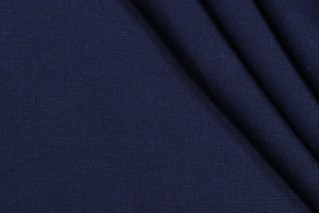Lino Textiles Nevada-57 Inch Woven Linen Drapery Fabric in New Indigo 