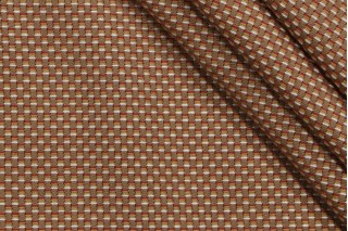 Old World Weavers Corsini Woven Solution Dyed Acrylic Outdoor Fabric in Sienna