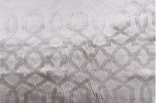 Iman Home Sultana Velvet Upholstery Fabric in Smoke